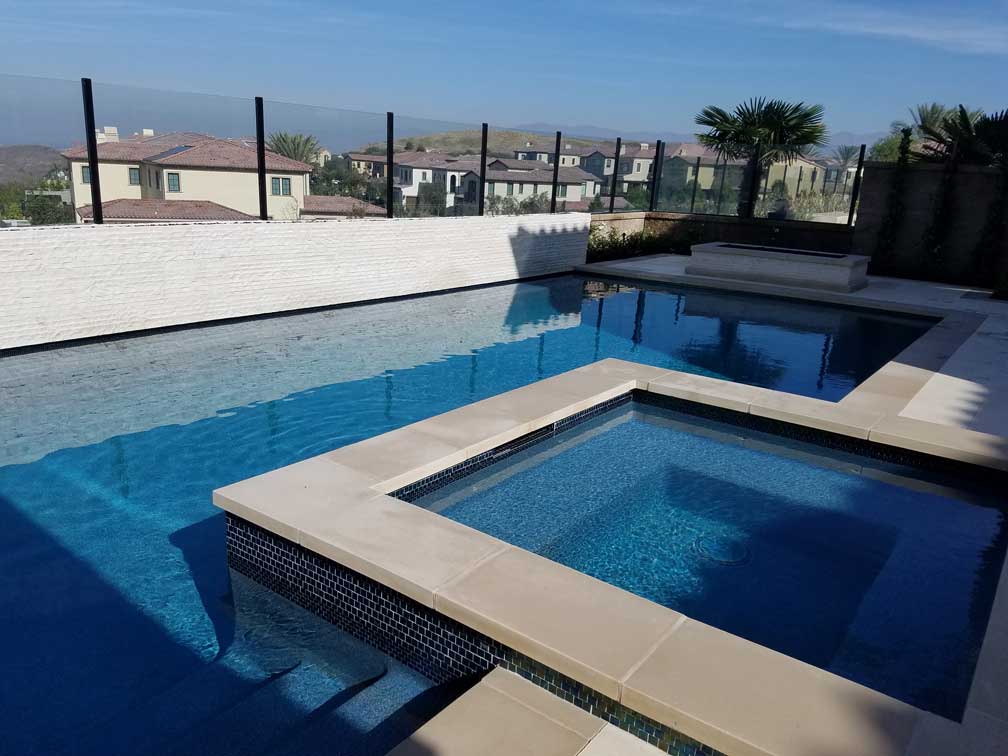 Modern Pool Style, National Pool Tile El Cajon